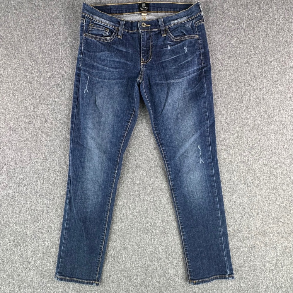 Just Black Jeans Womens 26 BP907 Blue Distressed Made in USA